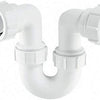 McAlpine TR10 Running Tubular Swivel 'P' Trap, White