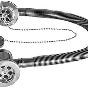 Bath Waste c/w Poly Plug & SS