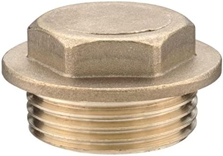 1/2" Brass Flanged Plug