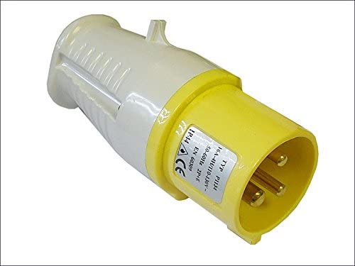 Plug 110v 2 p&e Yellow