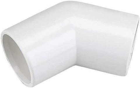 FloPlast - Overflow Pipe Fittings Bends 135 (45°)° White 21.5mm 5 Pack