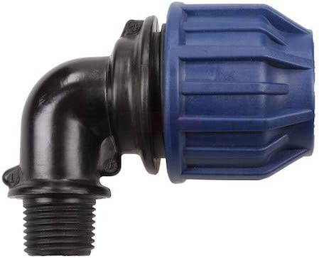 MDPE Elbow Threaded Male 25 x 3/4