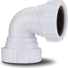 Polypipe PS15Compression Waste 32mm 90° Knuckle Bend White