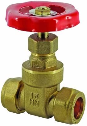 28mm Gate Valve Brass