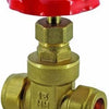 15mm Gate Valve Brass