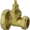 28mm Gate Type Pump Valve Brass