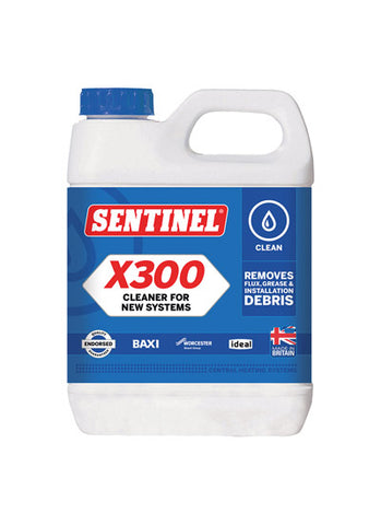 Sentinel X300 New Central Heating System Cleaner - 1L