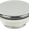 Macdee Chrome Tap Hole Stopper ABS Plastic 40mm Bathroom Kitchen Sink Basin