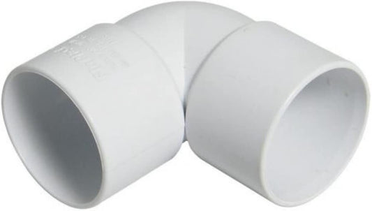 FLOPLAST Solvent White 90 Degree 32mm (36mm) Waste Knuckle - Bag of 2