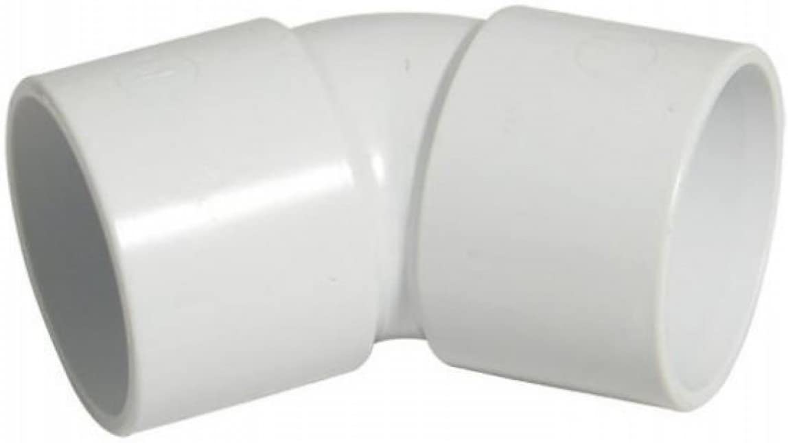 FLOPLAST ABS Solvent 135 Degree 40mm Waste Obt Bend - White