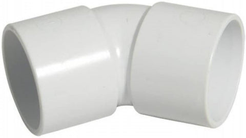 FLOPLAST ABS Solvent 135 Degree 32mm Waste Obt Bend - White