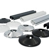 Talon Snappit Radiator Pipe Covers & Collars 200mm Chrome ACSNC/K2
