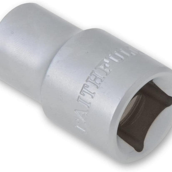 Faithfull SOC1211 11mm Hexagon Socket Chrome Vanadium 1/2-inch Drive