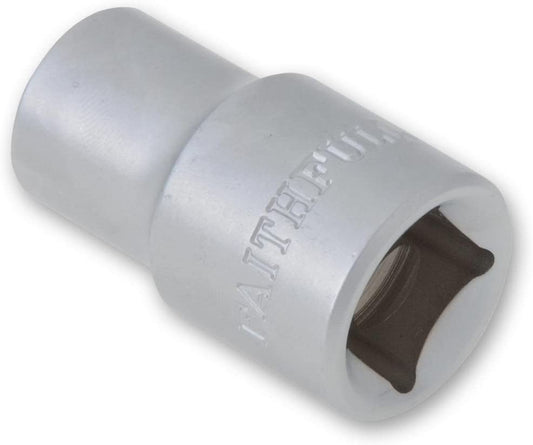 Faithfull SOC1211 11mm Hexagon Socket Chrome Vanadium 1/2-inch Drive