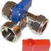 washing machine valves**WRAS Approved straight, angled or tee