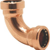 Tectite Sprint - Copper Push-Fit Equal 90° Elbow 22mm