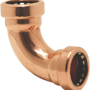 Tectite Sprint - Copper Push-Fit Equal 90° Elbow 22mm
