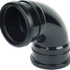 Floplast 110mm soil 92.5 degree double socket bend black SP561