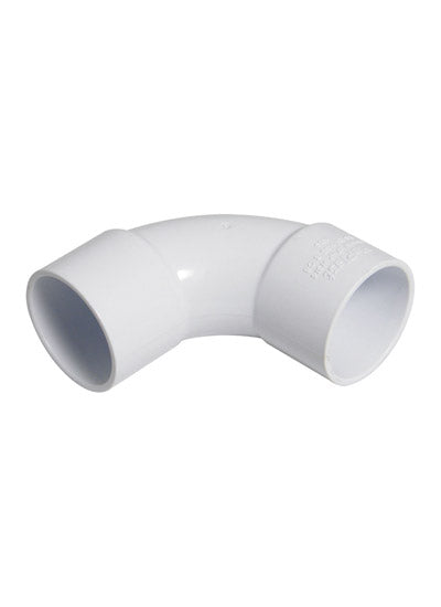 Floplast ABS solvent weld 92.5 degree bend 40mm white WS15