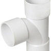 40mm WS23W Floplast ABS solvent weld swept tee White