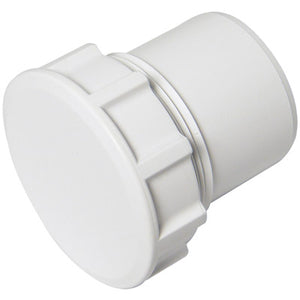 Floplast ABS solvent weld access plug 40mm WS31W ( white)