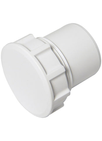 Floplast ABS solvent weld access plug 32, 40mm white WS30, WS31W