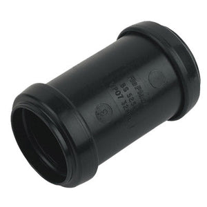 Floplast pushfit waste coupling 32mm black WP07