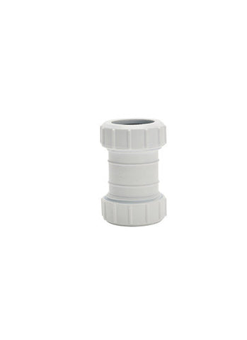 40mm Fluidmaster Universal white comp waste - straight connector 40mm