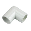 Floplast white overflow 90Deg Bend 21.5mm OS11**Pack of 5