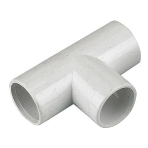 Floplast white overflow 90Deg Tee 21.5mm OS13**Pack of 5