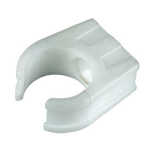 Floplast white overflow Pipe Clips 21.5mm OS16**Pack of 10