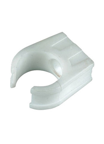 Floplast white overflow Pipe Clips 21.5mm OS16**Pack of 10
