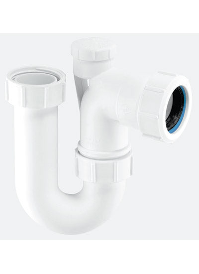 McAlpine SC10 tubular swivel P trap with 75mm seal 1.1/2