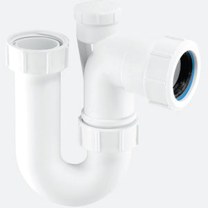 McAlpine SC10V tubular anti-siphon P trap with 75mm seal 1.1/2