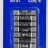 5 AMP Domestic 240V Household Mains Plug Fuse Electrical Cartridge Fuses 10 Pack