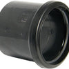 FloPlast SP124BL Single Socket Coupling Black 110mm