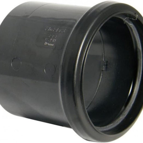 FloPlast SP124BL Single Socket Coupling Black 110mm