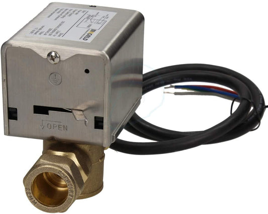 22mm 2 Port Motorised Zone Valve**Removable- Head