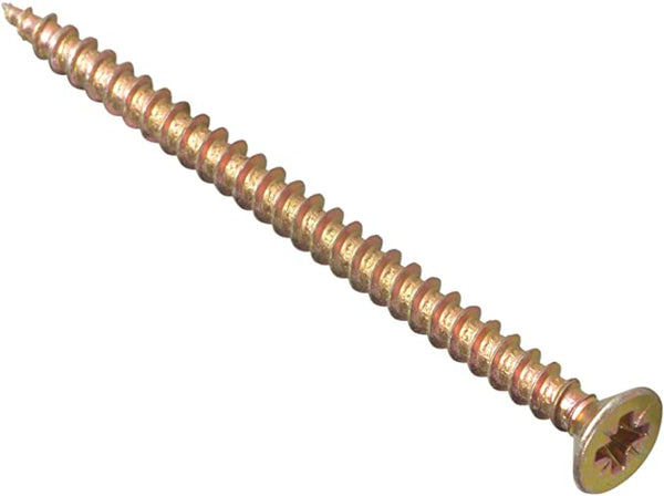 Forgefix MPS460Y Multi-Purpose Pozi Screw - Zinc Yellow Passivated