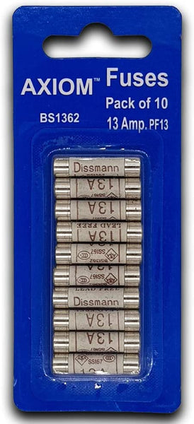 13 AMP Domestic 240V Household Mains Plug Fuse Electrical Cartridge Fuses 10 Pack