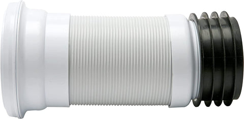 Fluidmaster ZB38307 Flexi Pan Conn - Long WC Connector, White