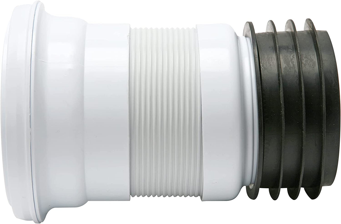 Fluidmaster ZB38306 Flexi Pan Conn - Short WC Connector, White