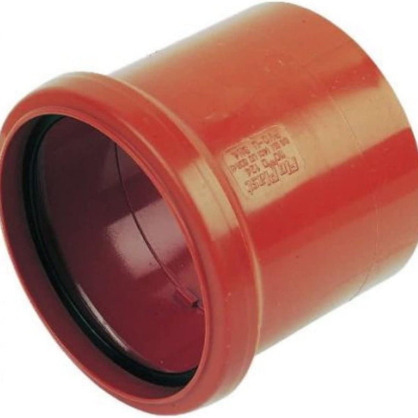 FLOPLAST Underground drain 110mm single socket coupler D124