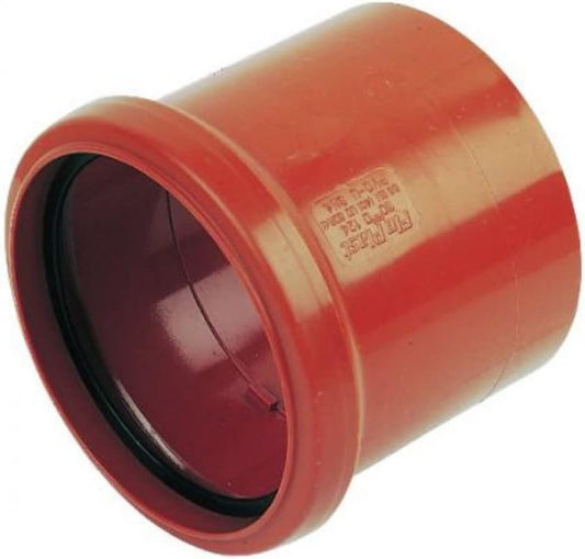 FLOPLAST Underground drain 110mm single socket coupler D124