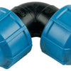 25mm Elbow FLOPLAST MDPE - Blue water pipe fitting