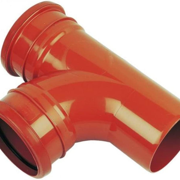 FLOPLAST Underground Drain 110mm 87.5' Double Socket Junction D190