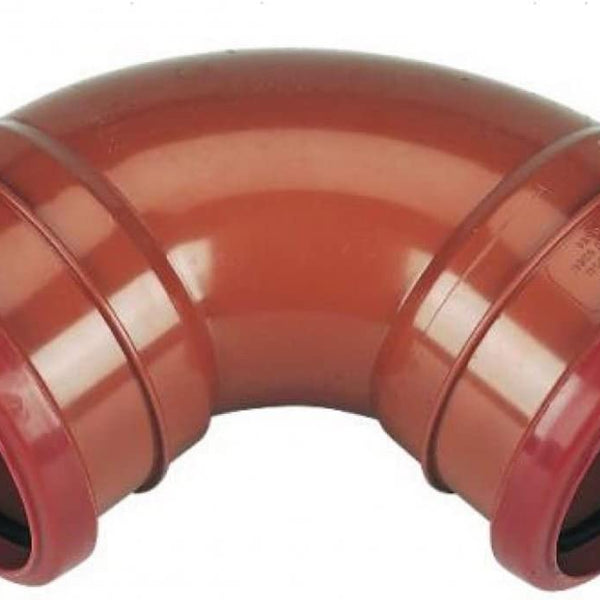 FLOPLAST Underground drain 110mm double socket 87.5' bend D561