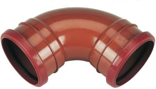 FLOPLAST Underground drain 110mm double socket 87.5' bend D561