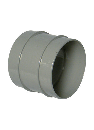 Floplast 110mm PVC-U soil double socket grey SS106 Olive Grey