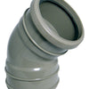 Floplast 110mm PVC-U soil top offset bend grey SS440 Olive Grey